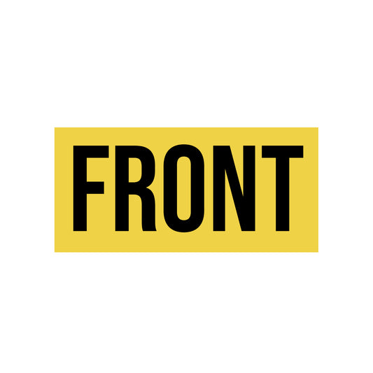 FRONT Decal Sticker Sign For Shipping Containers & Trailers (Set of 2)
