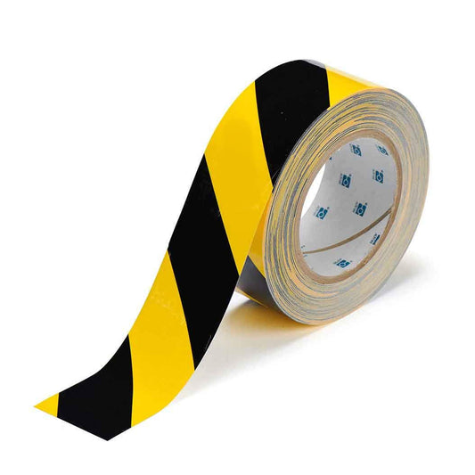 Safety Warning Tape Black & Yellow For Shipping Compliance | For Shipping Containers & Truck Trailers