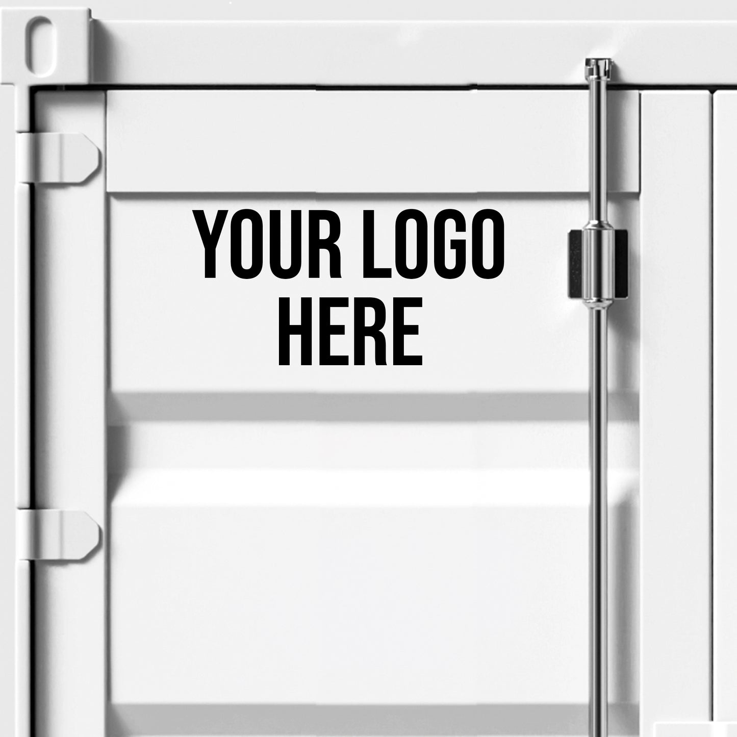 Custom Shipping Container Logo Decal Sticker For Main Door (1-Pack)