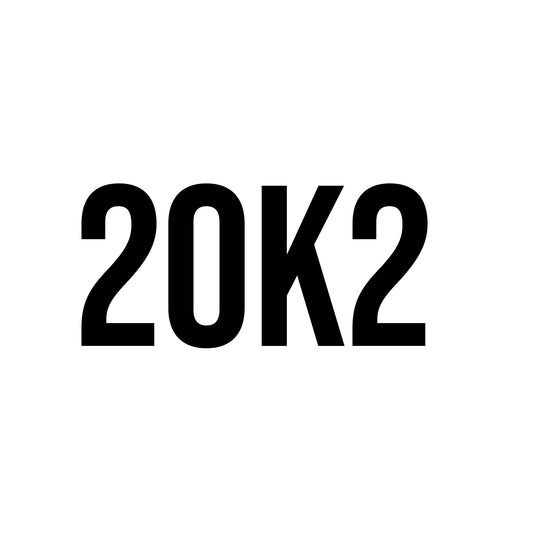 20K2 Decal Sticker Sign For ISO Tanks, Trailers & Shipping Containers