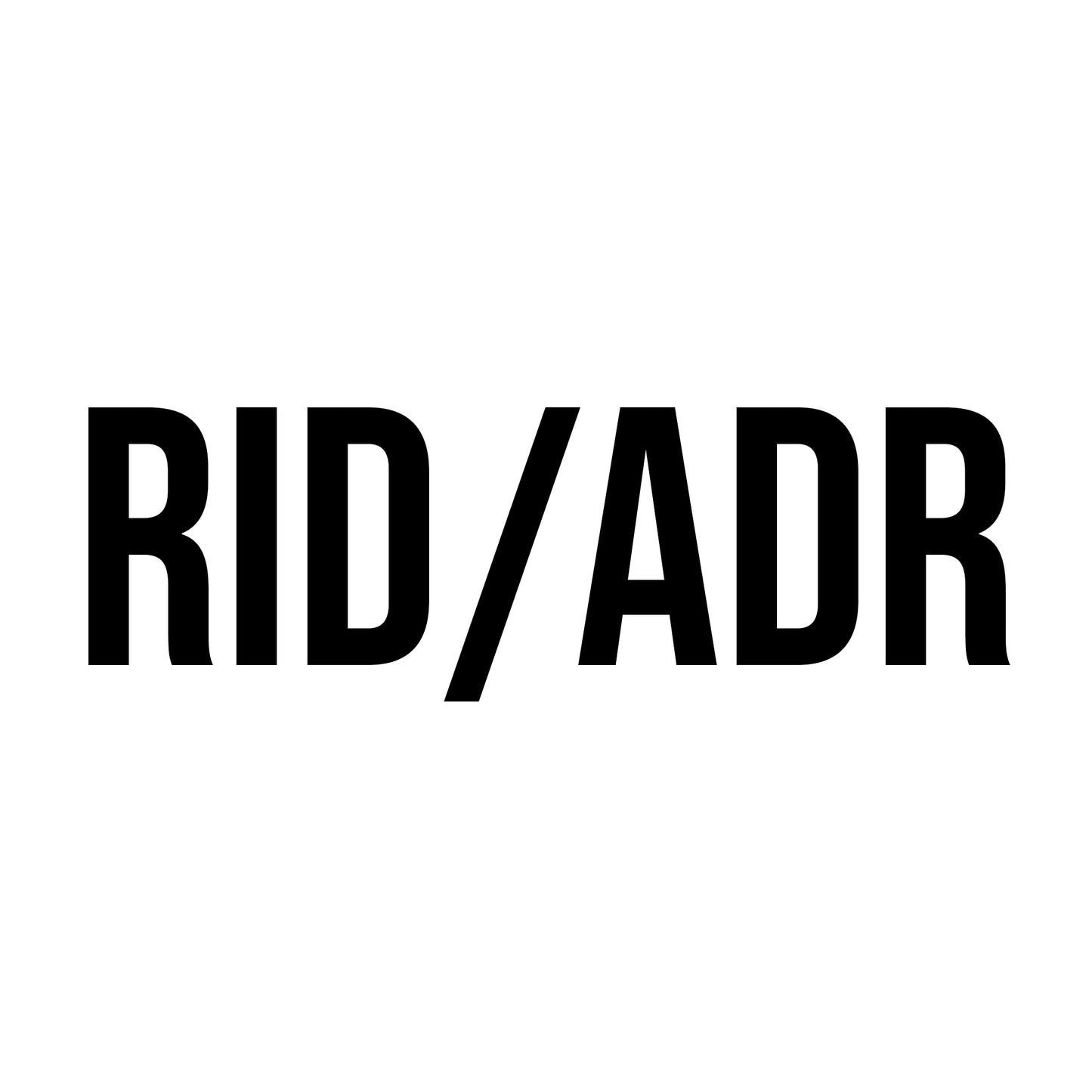 RID/ADR Decal Sticker Sign For ISO Tanks, Trailers & Shipping Containers