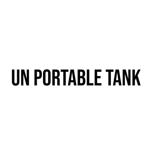 UN Portable Tank Decal Sticker Sign For ISO Tanks, Trailers & Shipping Containers