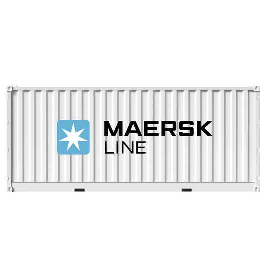 Large Custom Shipping Container Decal Sticker Sign (2-Pack)